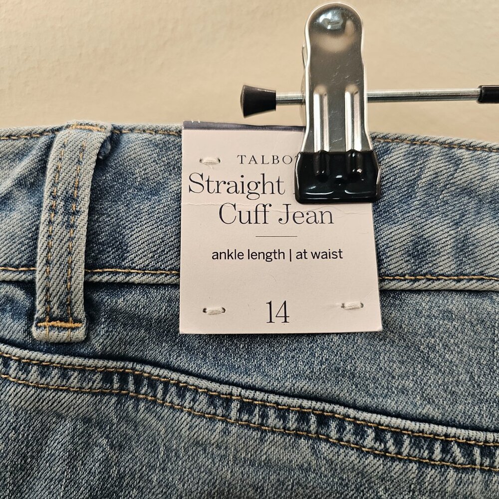 Talbots Straight Ankle Cut Jeans - Picture 3 of 5